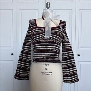 Knitted Striped Sweater